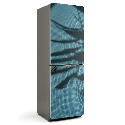 Mata magnetyczna na lodówkę Fale na wodzie z odcieniami