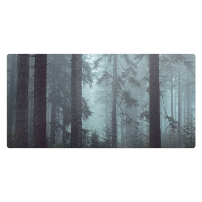 Duża podkładka na biurko dla dzieci Mglisty las iglasty