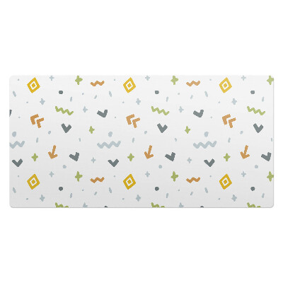 Duża podkładka na biurko dla dzieci Geometryczne wzory