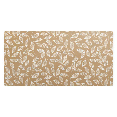 Mata ochronna na biurko Liście na gałązkach