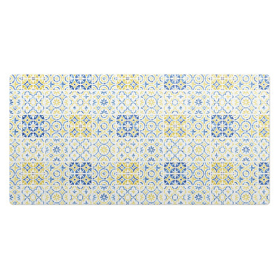 Mata na biurko Geometryczny wzór retro