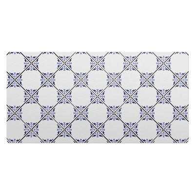 Duża podkładka ochronna na biurko Geometryczny wzór kratki