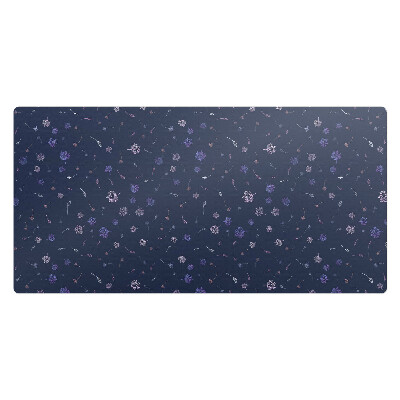 Mata na biurko Kwiatowy wzór nocny