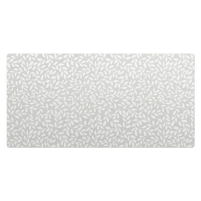 Mata na biurko Liściasty wzór