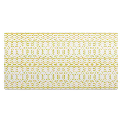 Mata ochronna na biurko Geometryczny wzór kratki