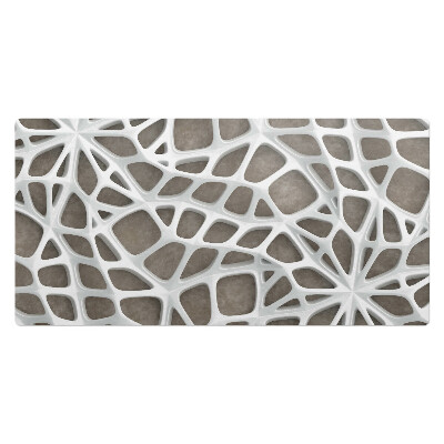 Duża podkładka ochronna na biurko Ażurowa struktura 3D
