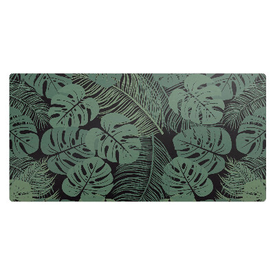 Duża podkładka na biurko dla dzieci Liście tropikalne
