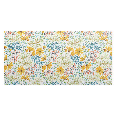 Duża podkładka na biurko dla dzieci Kwiatowy wzór vintage