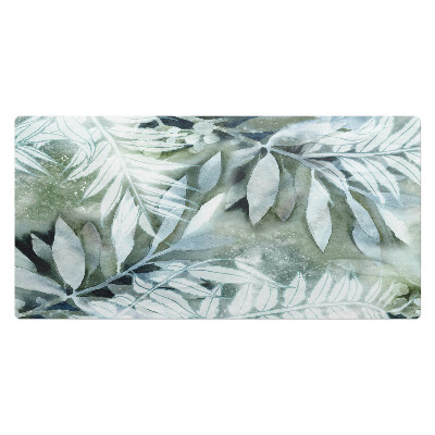 Duża podkładka na biurko dla dzieci Akwarelowe liście