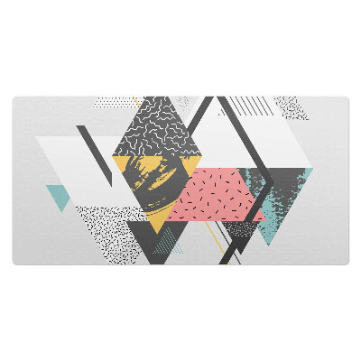 Mata na biurko Geometryczne trójkąty