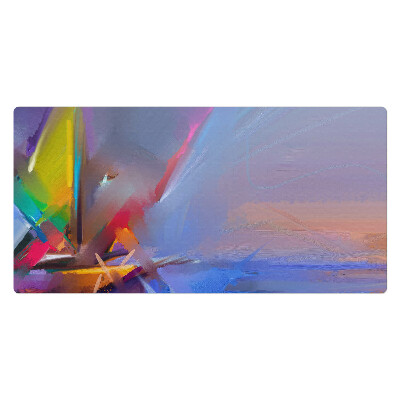 Duża podkładka na biurko dla dzieci Abstrakcyjne pociągnięcia