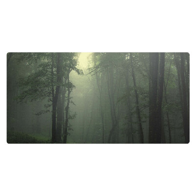 Podkładka na całe biurko Mglisty las o świcie