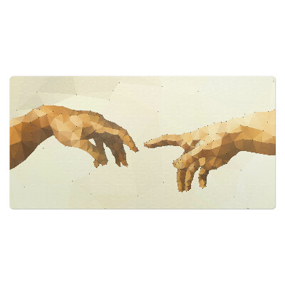 Mata na biurko Geometryczne dłonie