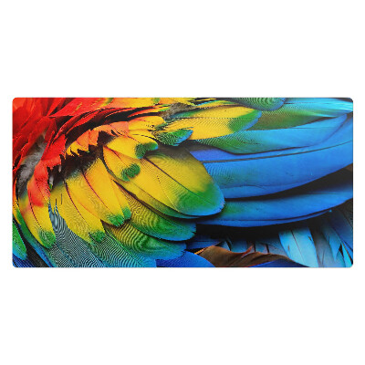 Podkładka na całe biurko Kolorowe pióra papugi