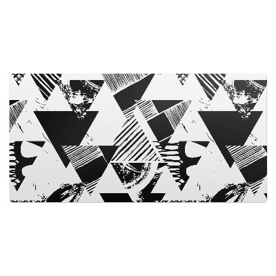 Duża podkładka na biurko dla dzieci Abstrakcyjne trójkąty