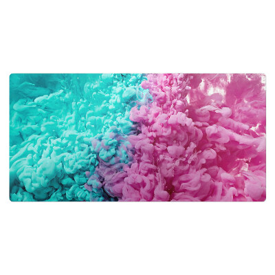 Duża podkładka ochronna na biurko Kolorowy dym w wodzie