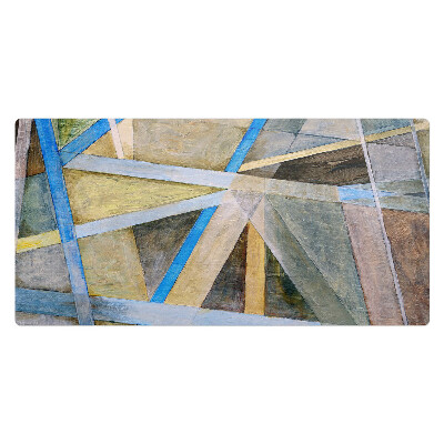 Duża podkładka ochronna na biurko Geometryczne linie