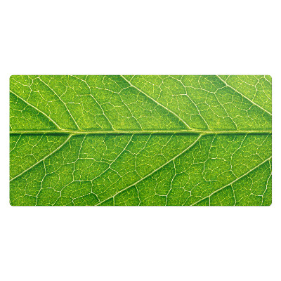 Duża podkładka na biurko Liść w zbliżeniu
