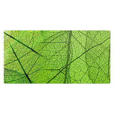 Duża podkładka na biurko dla dzieci Liść w zbliżeniu