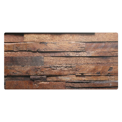 Mata na biurko Drewniana tekstura