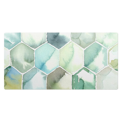 Mata na biurko Akwarelowa mozaika