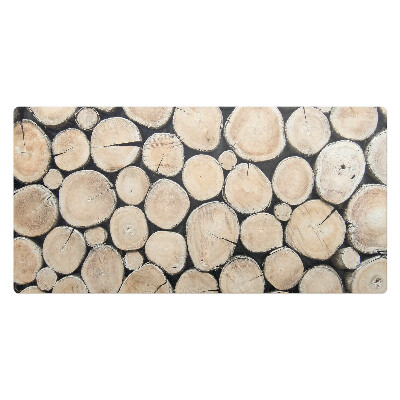 Duża podkładka na biurko dla dzieci Drewniane krążki