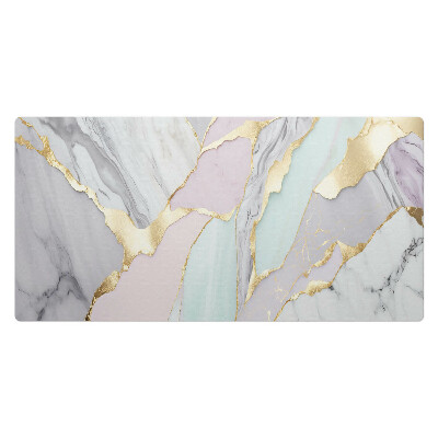 Duża podkładka ochronna na biurko Marmurowe pastele