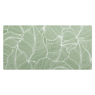 Duża podkładka ochronna na biurko Liście z liniami