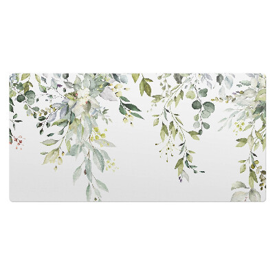 Duża podkładka na biurko Delikatne liście