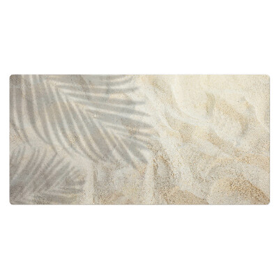 Podkładka na całe biurko Cienie liści na piasku