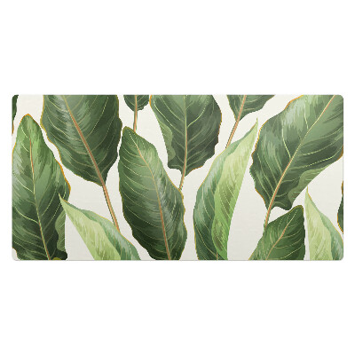 Mata ochronna na biurko Liście tropikalne