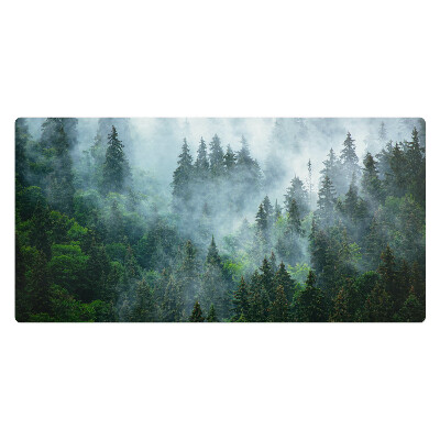 Mata na biurko Mglisty las iglasty