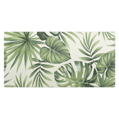 Duża podkładka na biurko dla dzieci Liście tropikalne