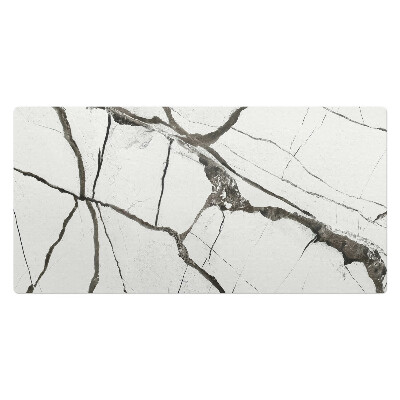 Duża podkładka na biurko dla dzieci Pęknięcia marmuru