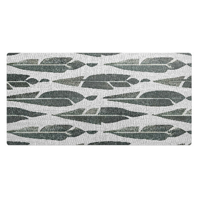 Duża podkładka ochronna na biurko Abstrakcyjne liście