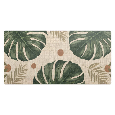 Podkładka na całe biurko Liście tropikalne