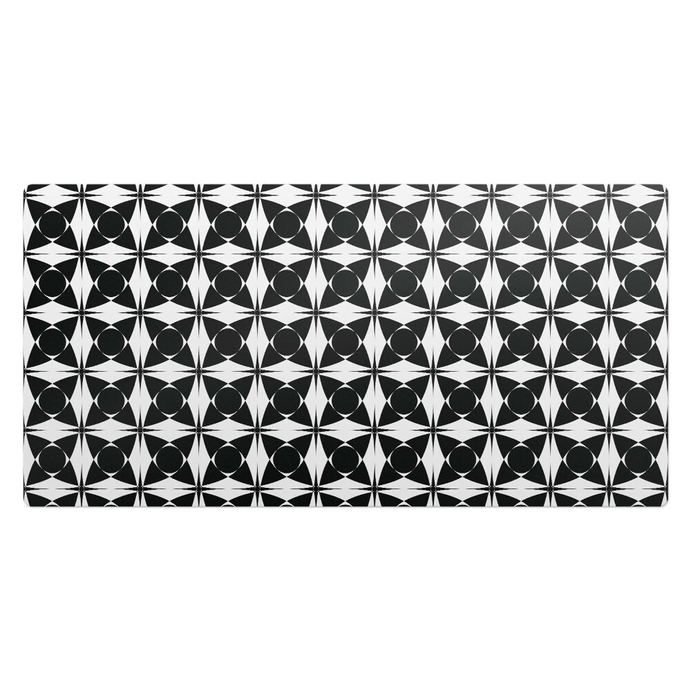 Mata ochronna na biurko Geometryczny wzór retro