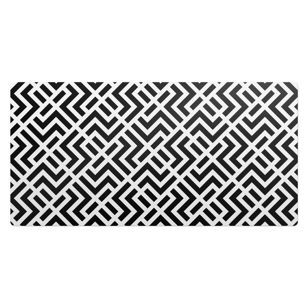 Mata na biurko Geometryczny zygzak