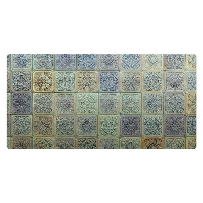 Mata na biurko Retro kafelki vintage