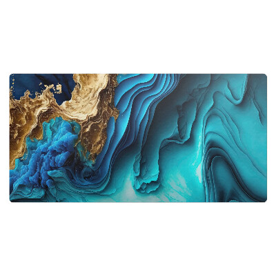 Mata ochronna na biurko Falujące abstrakcje