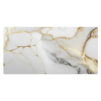 Mata na biurko Marmurowe linie