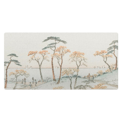 Duża podkładka ochronna na biurko Drzewa nad wodą