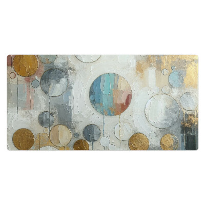 Podkład ochronny na biurko Abstrakcyjne koła