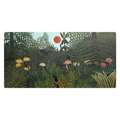 Podkładki na całe biurko Dżungla o zachodzie