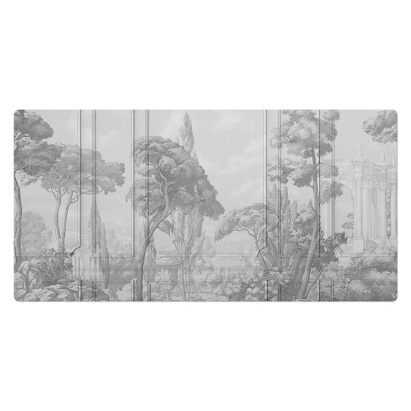 Podkładka na całe biurko Krajobraz z drzewami