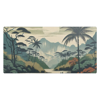Duża podkładka na biurko dla dzieci Tropikalny krajobraz