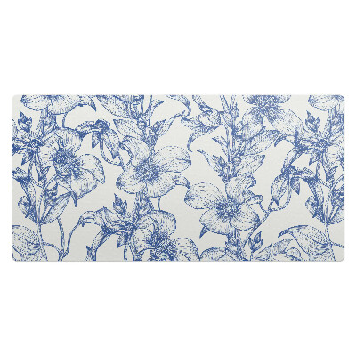 Duża podkładka ochronna na biurko Kwiatowy wzór pnączy