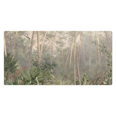 Mata ochronna na biurko Leśna panorama