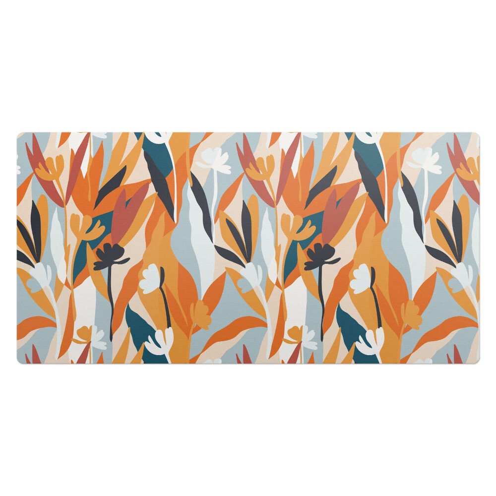 Duża podkładka na biurko dla dzieci Abstrakcyjne liście