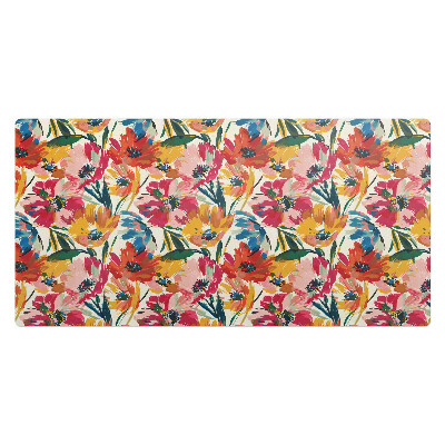 Podkładki na całe biurko Kwiatowy wzór abstrakcyjny